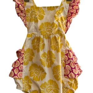 Eleanor Rose Yellow and Pink Floral One Piece